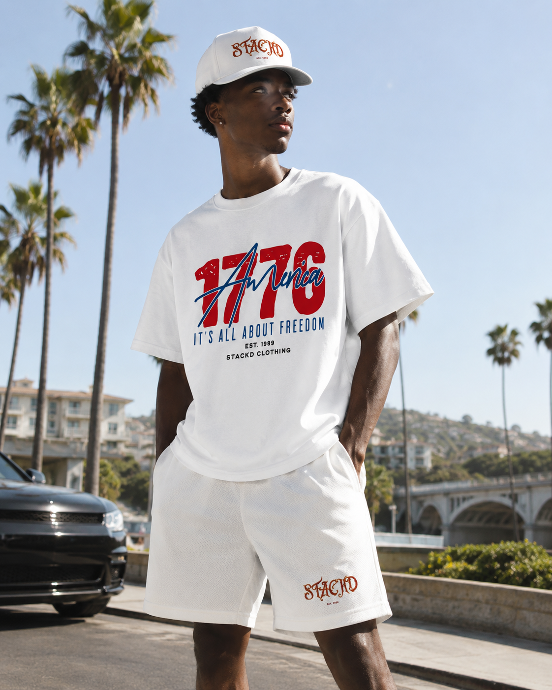 STACKD CLOTHING — Freedom "STACKD" Premium Graphic Tee Unisex